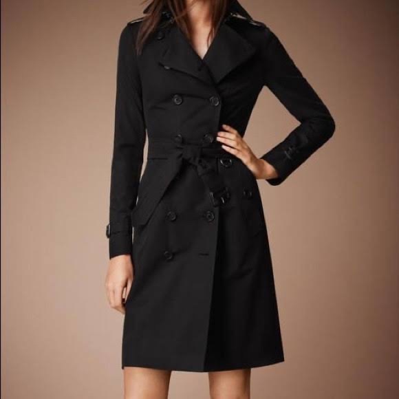 burberry the sandringham long trench coat